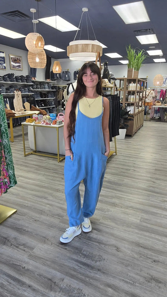 Chambray Jumpsuit Tribal