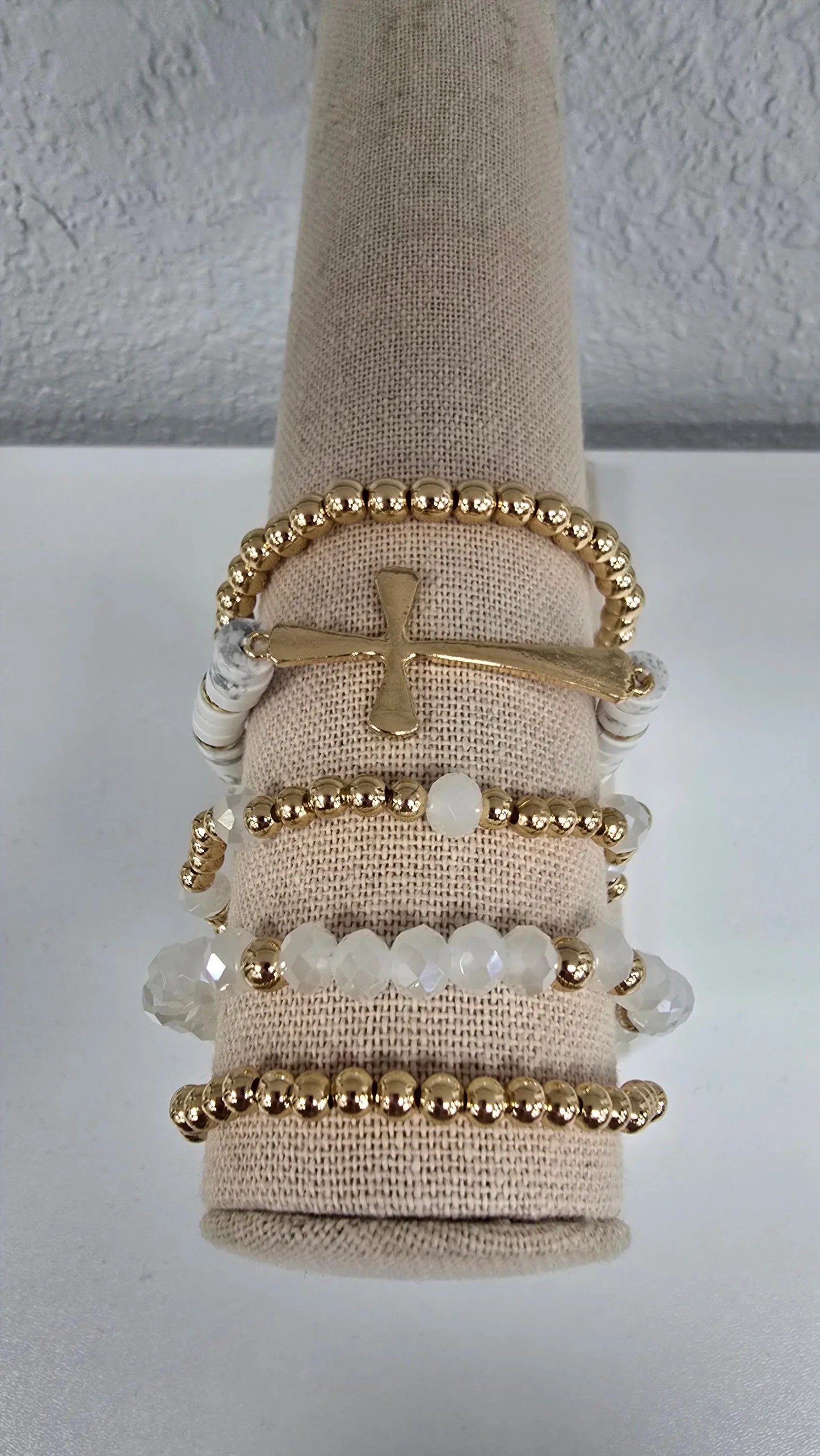 Set of 5 Cross Bracelet What's Hot