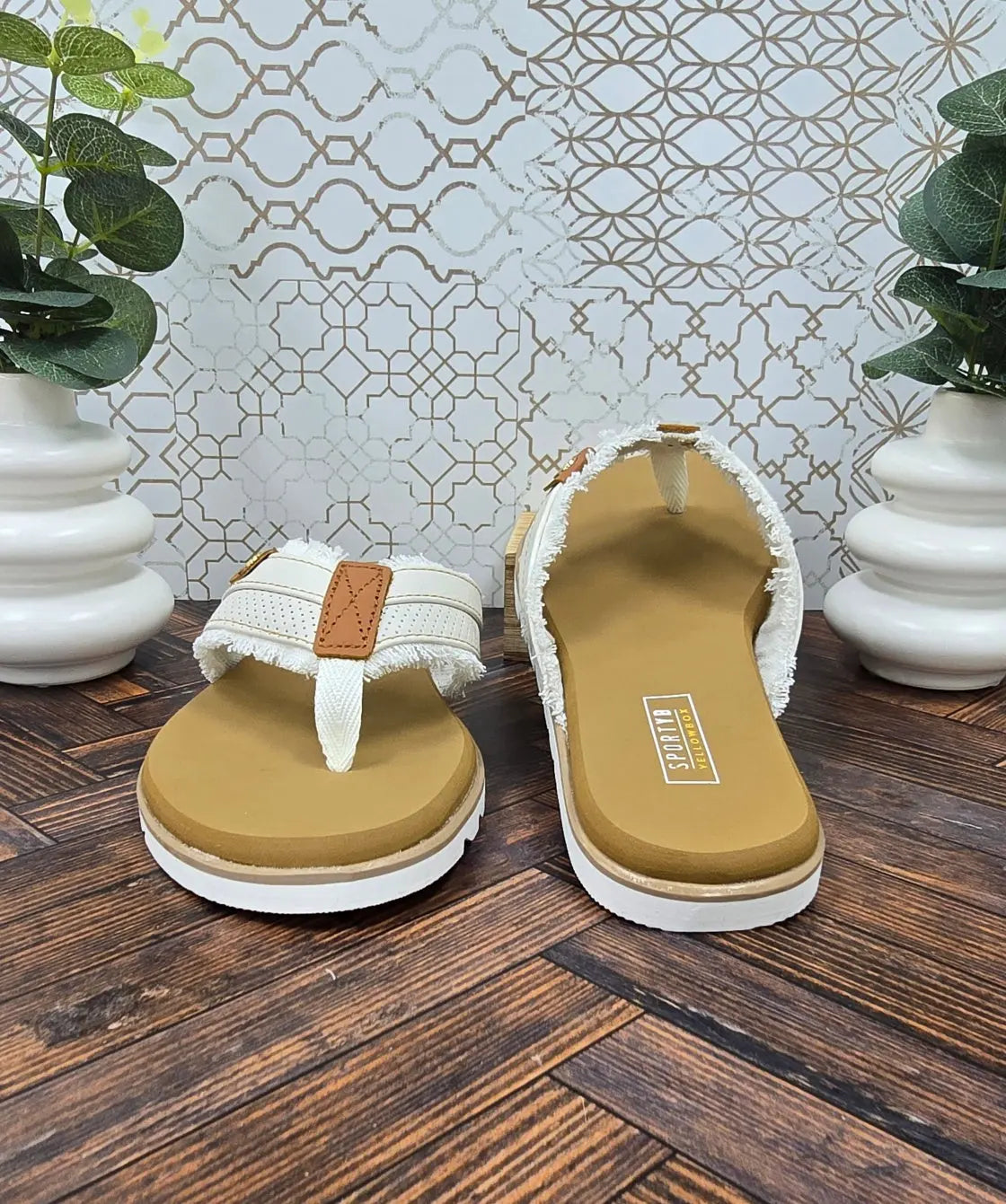 Sunshine Flip Flop Yellow Box