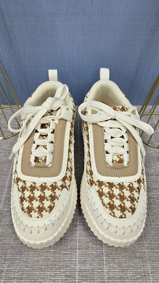 Hartley Platform Sneaker Natural Yellow Box