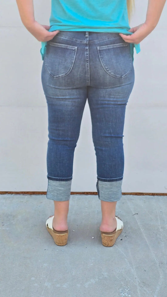 Allison HW TC Cuff Capri Judy Blue