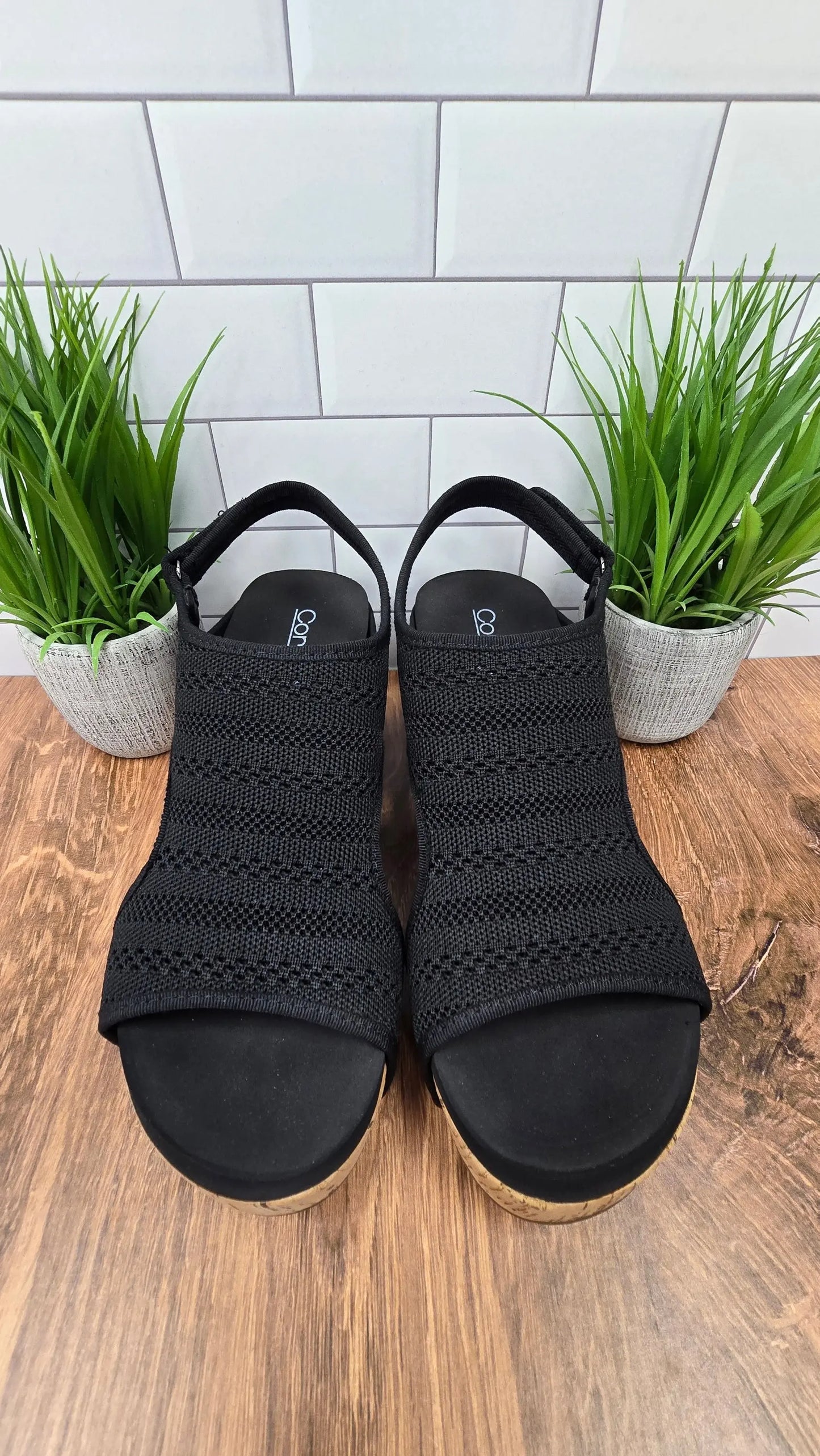Carley Black Knit Corky's