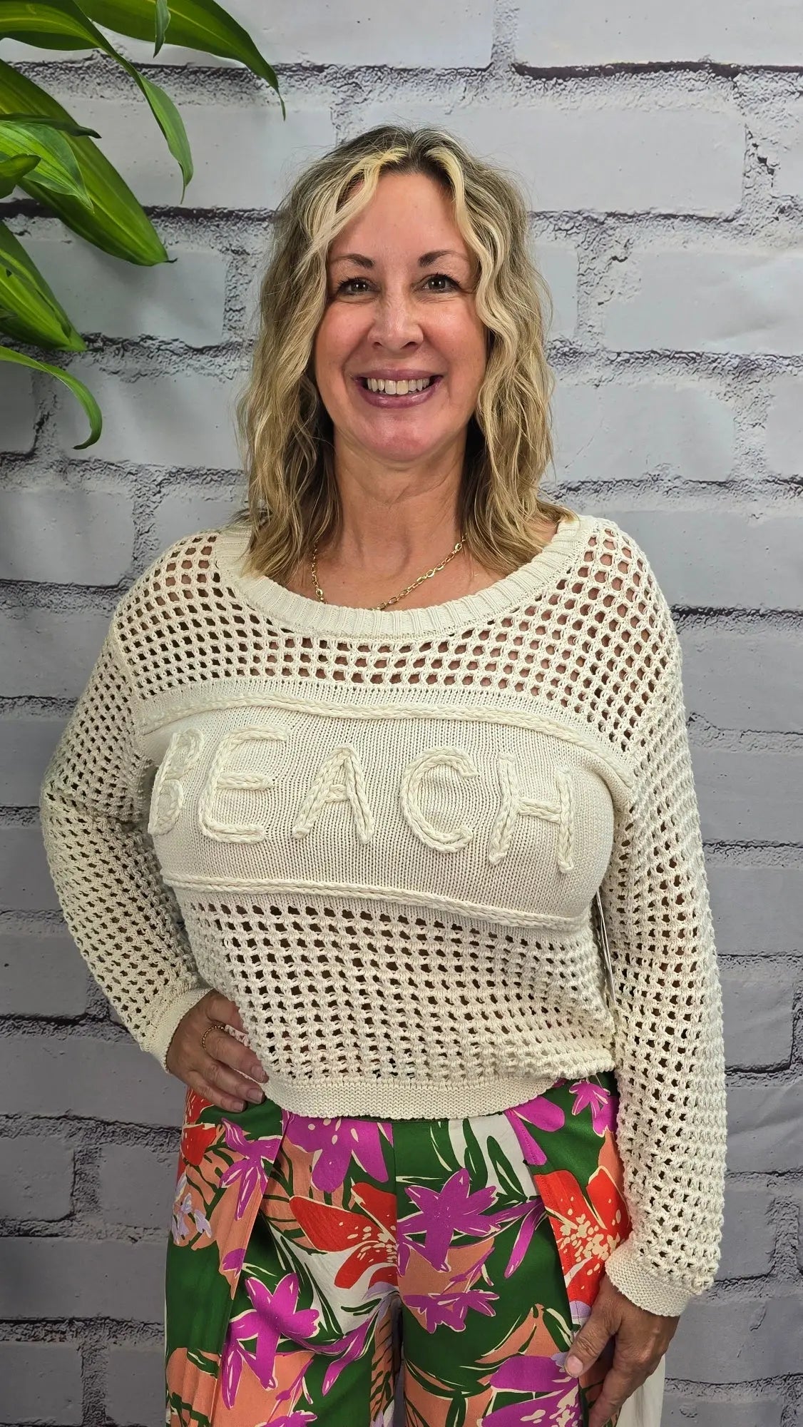 The Driftwood Beach Sweater Tribal