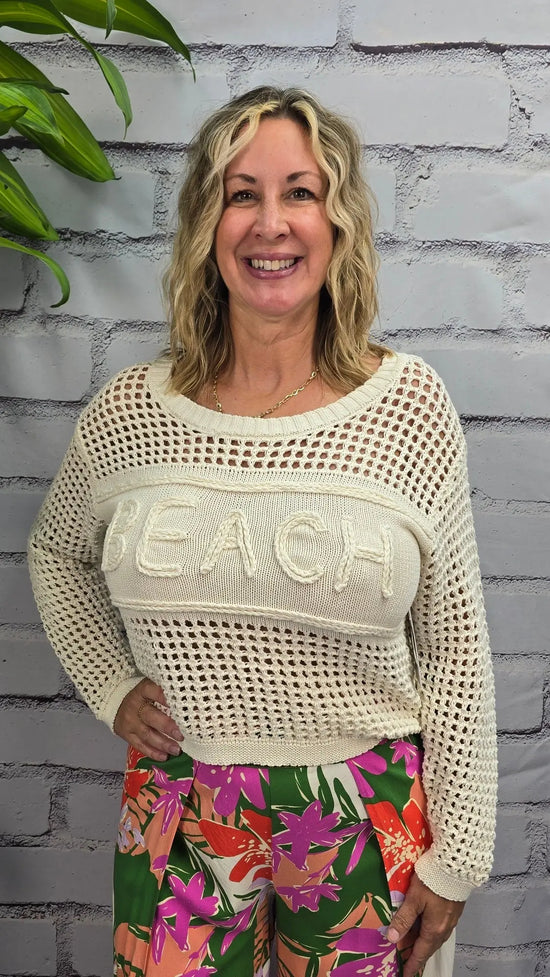 The Driftwood Beach Sweater Tribal