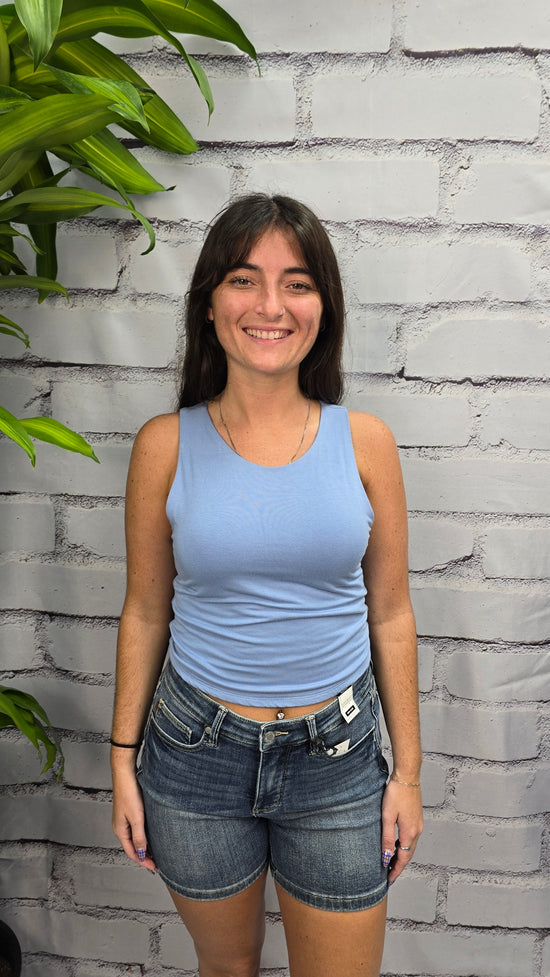 Luxe Layer Crop Tank