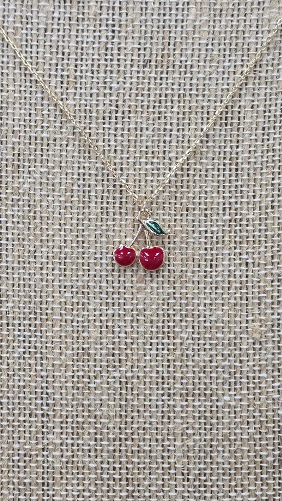 The Sweet Cherry Necklace What's Hot