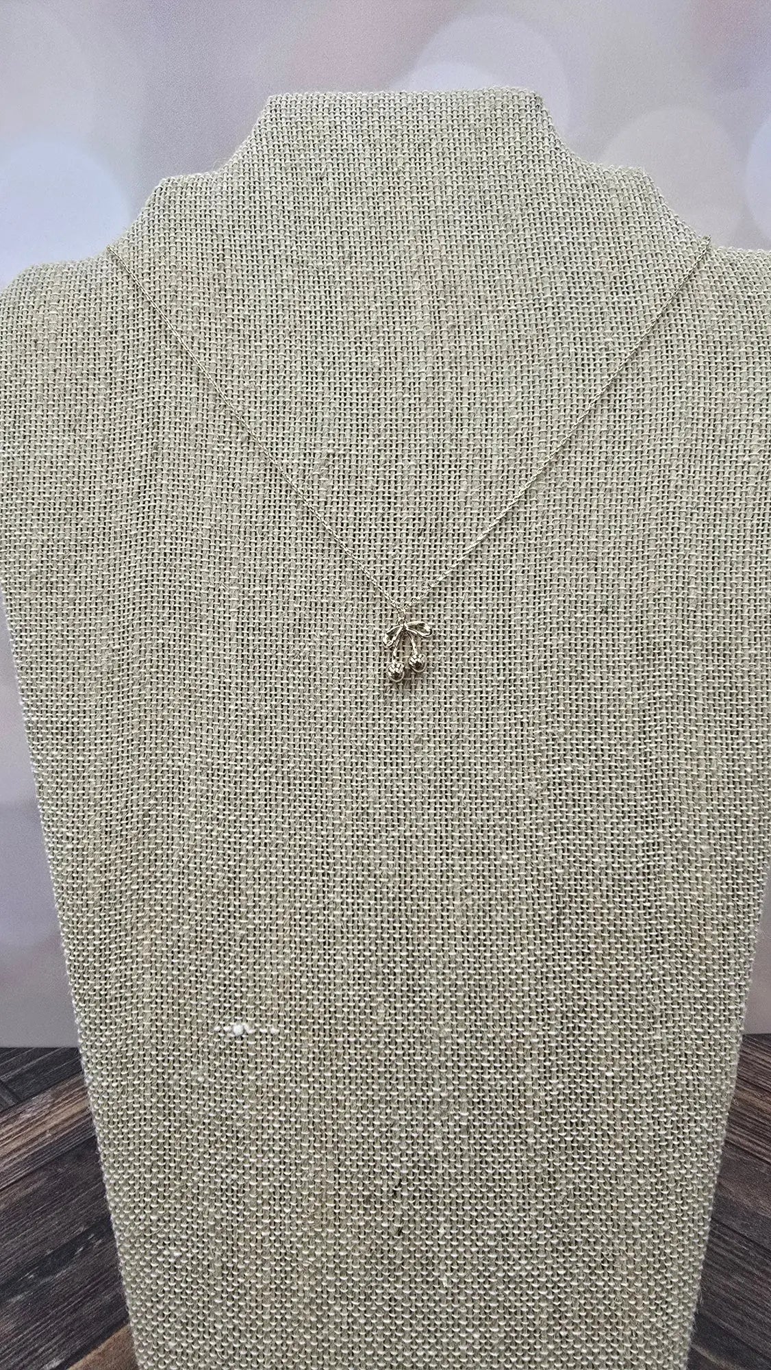 Golden Cherry Box Necklace What's Hot