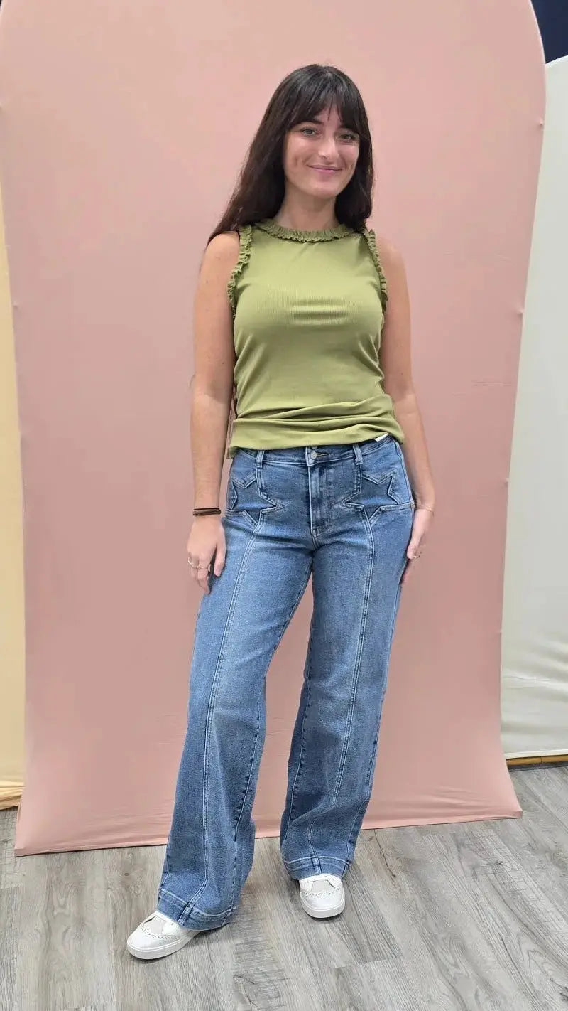 Stevie Star Jeans Wide Leg Judy Blue