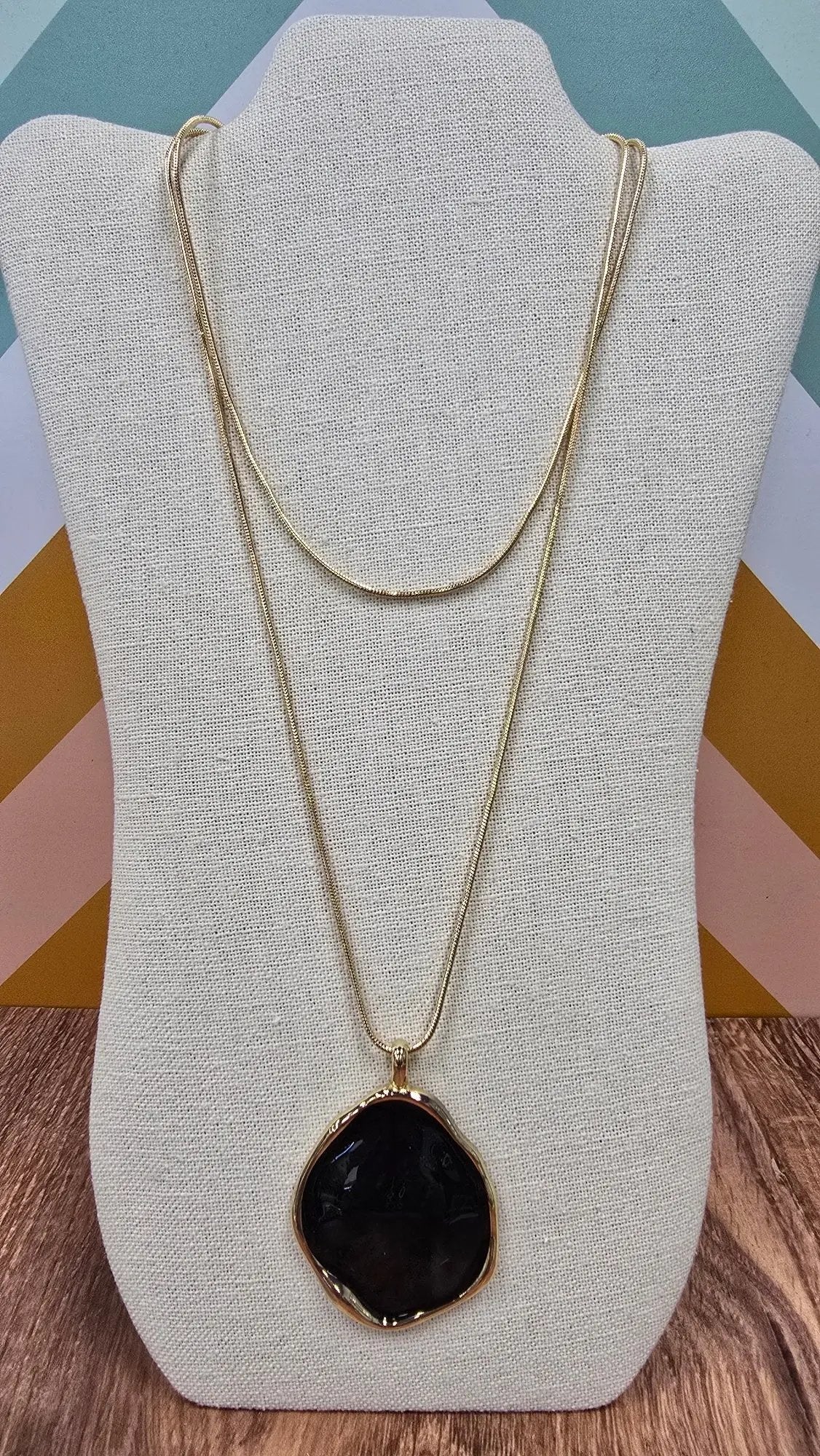 Adriana Layered Stone Necklace What's Hot