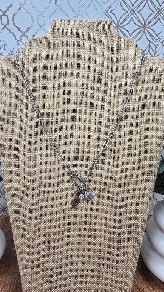 Waterproof faith necklace WJW