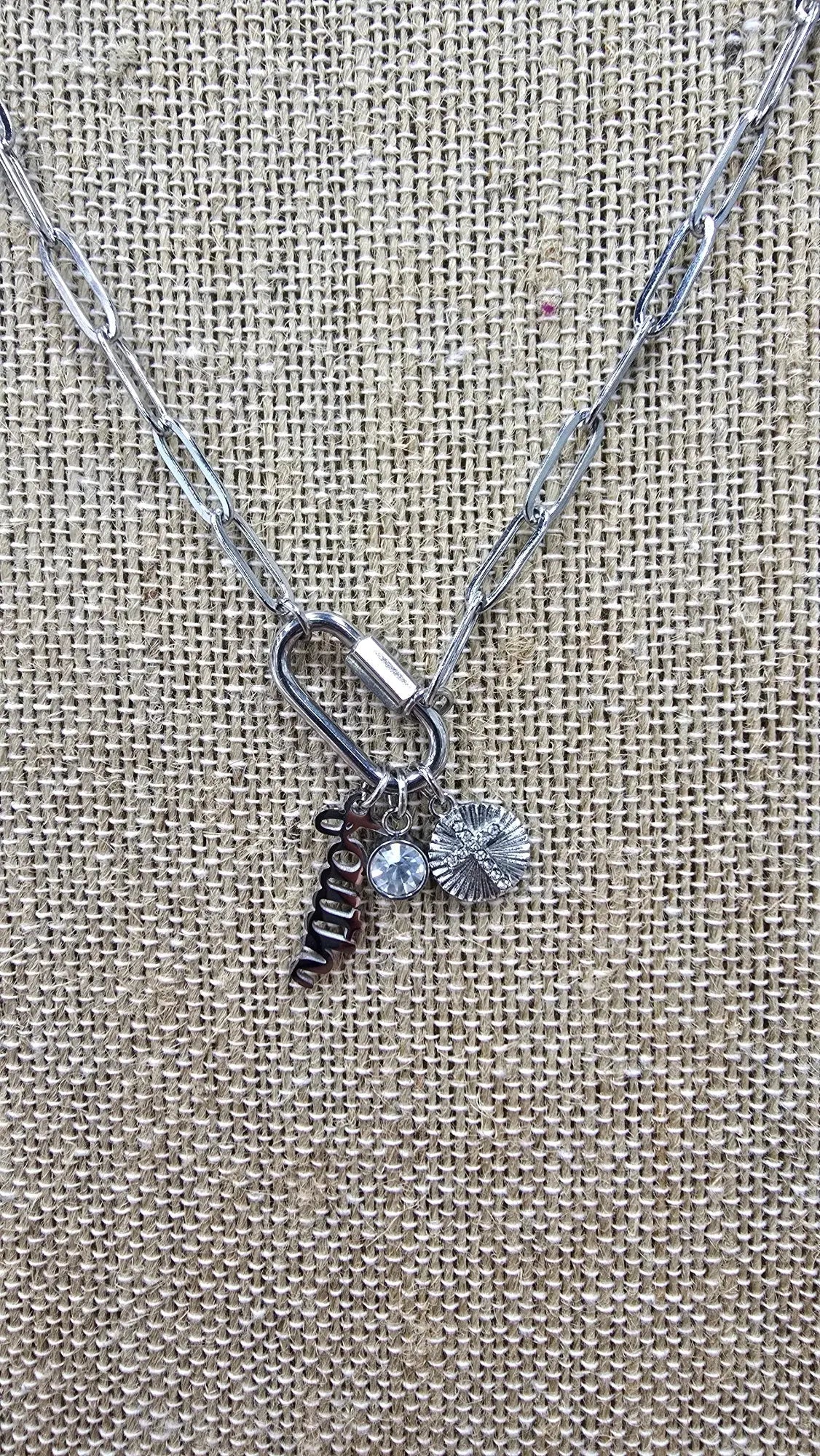 Waterproof faith necklace WJW