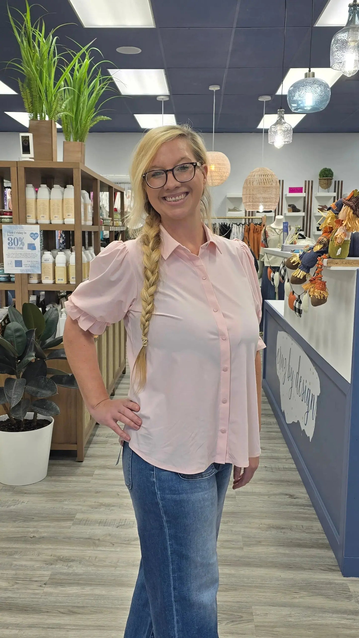 Cecilia Puff Sleeve Top Liverpool