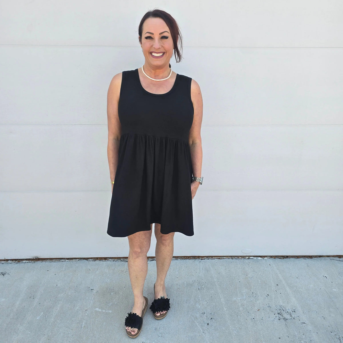 blk dress MIkarose