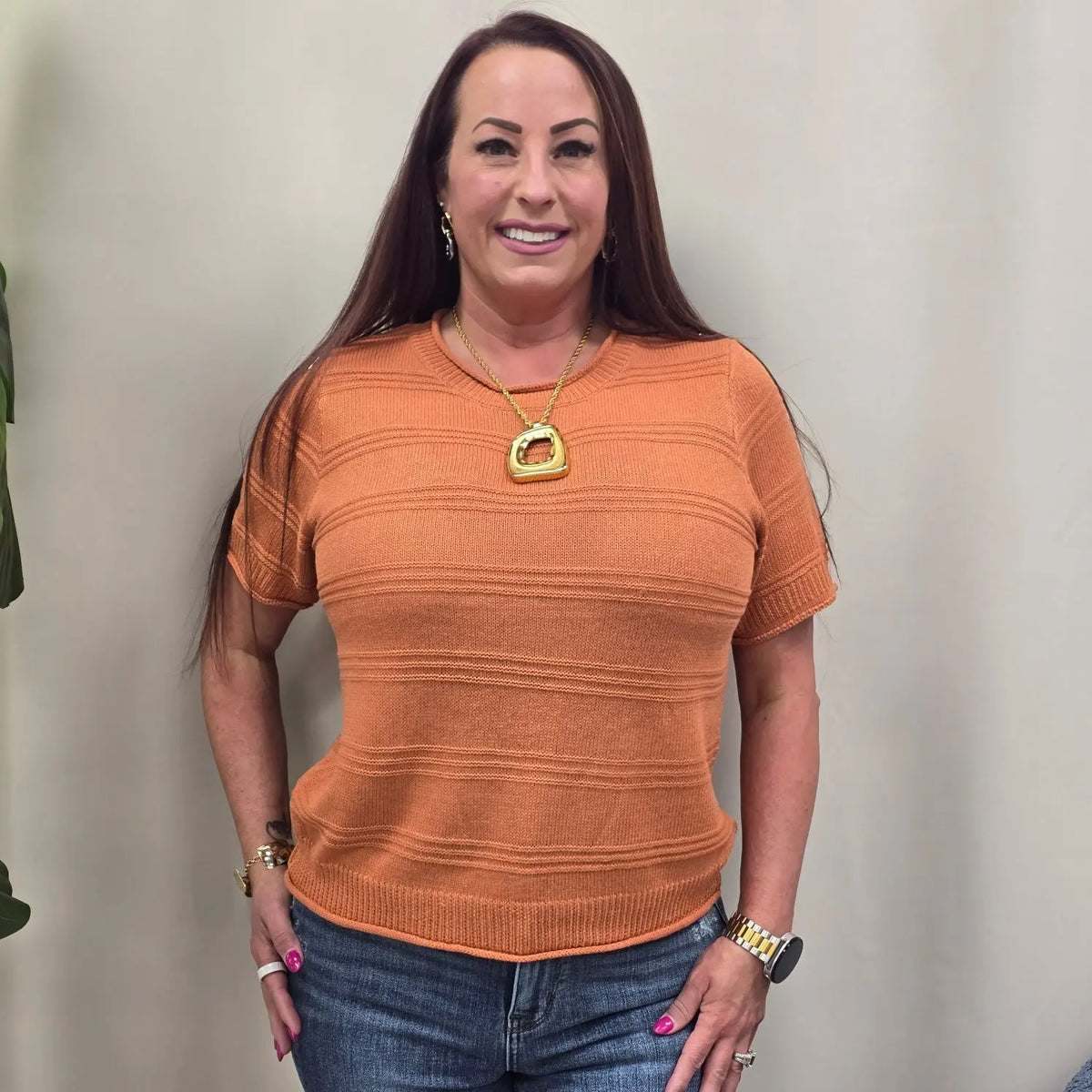 Copper sweater shirt Staccato