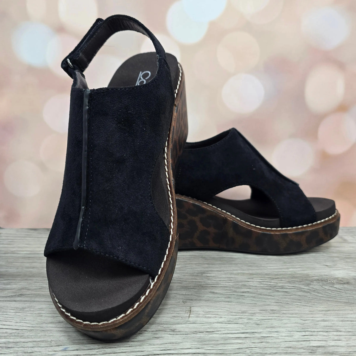 Corkys Carley Blk Leopard Corkys