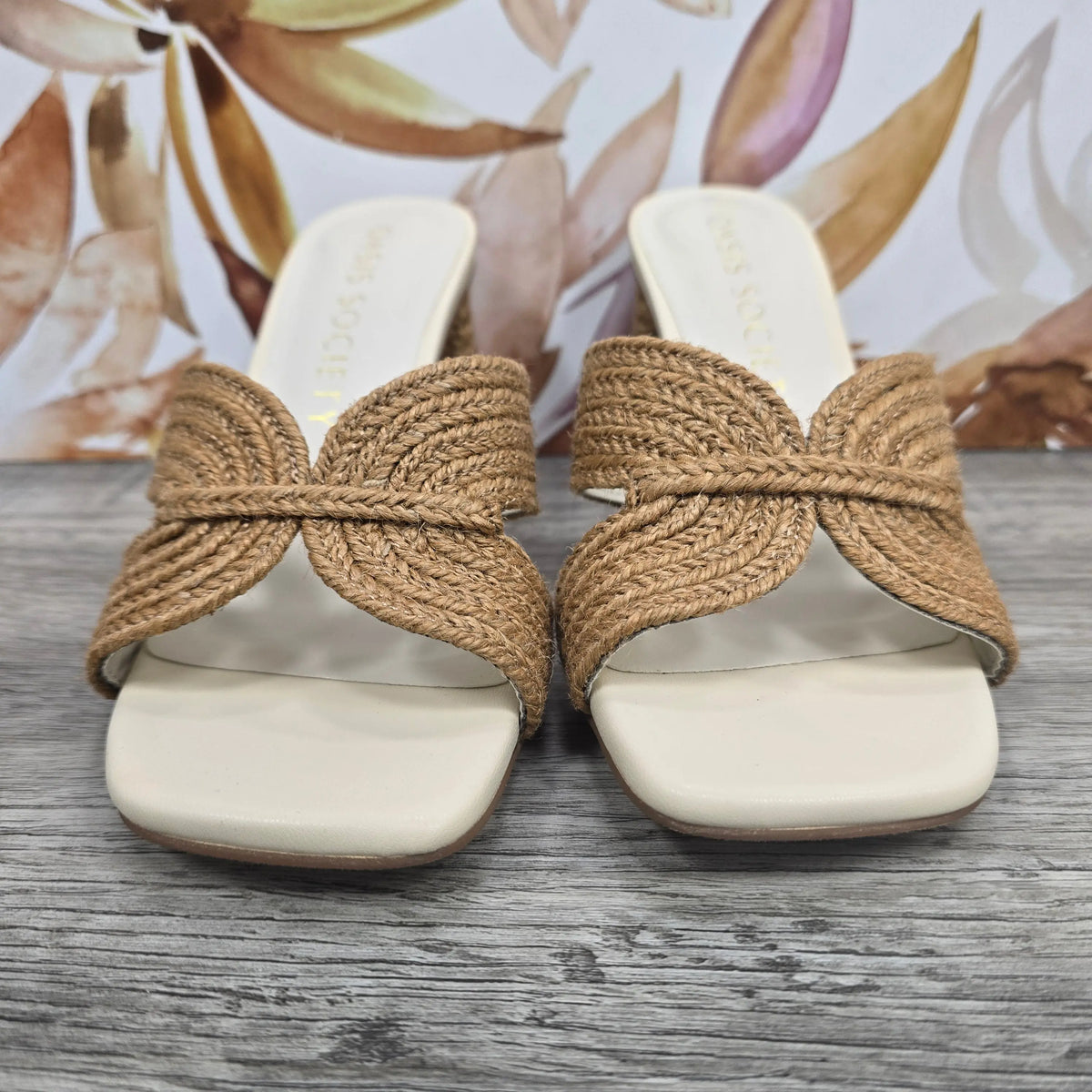 The Santiago Raffia Heel Oasis Society