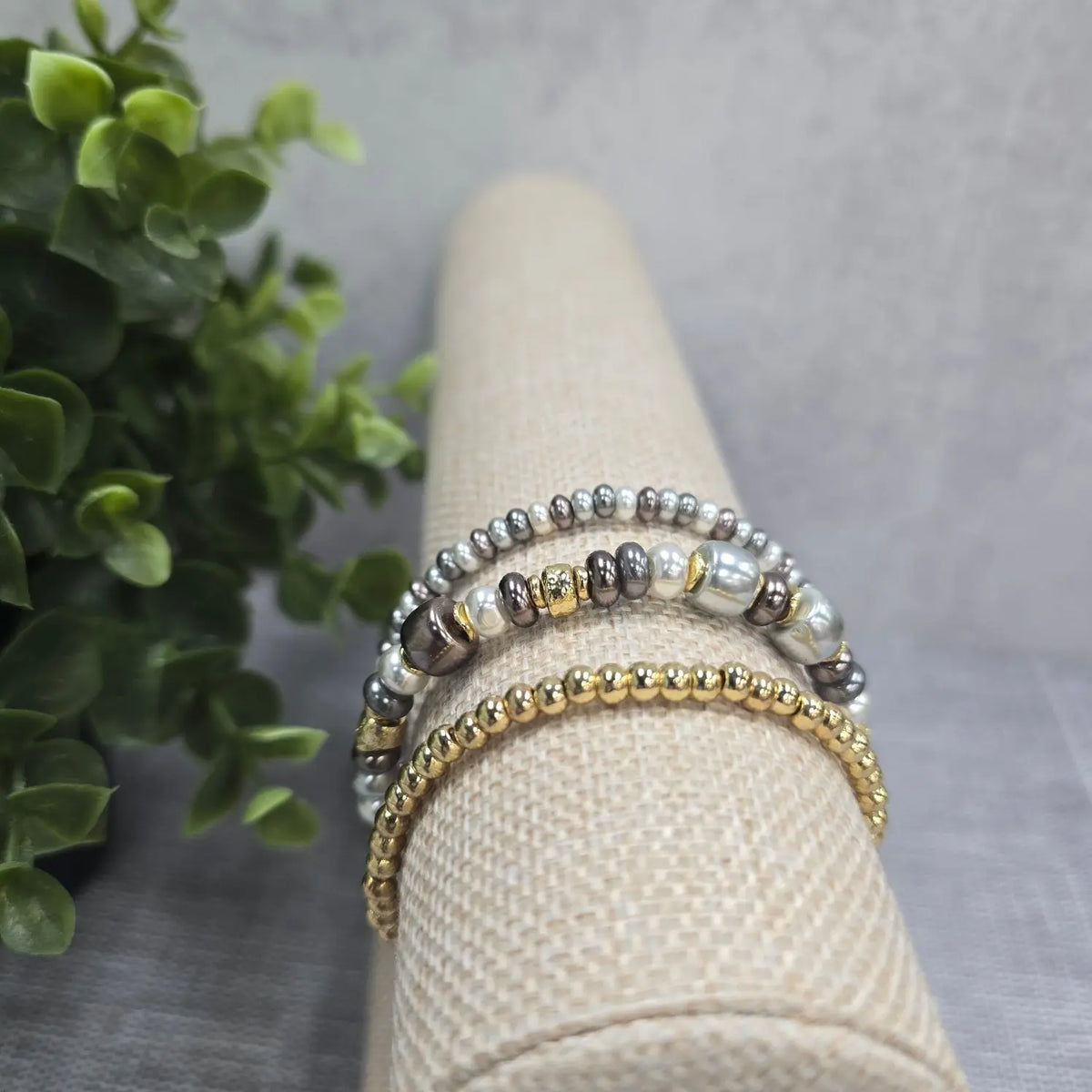 Devin Beaded Stretch Bracelet Set Caroline Hill
