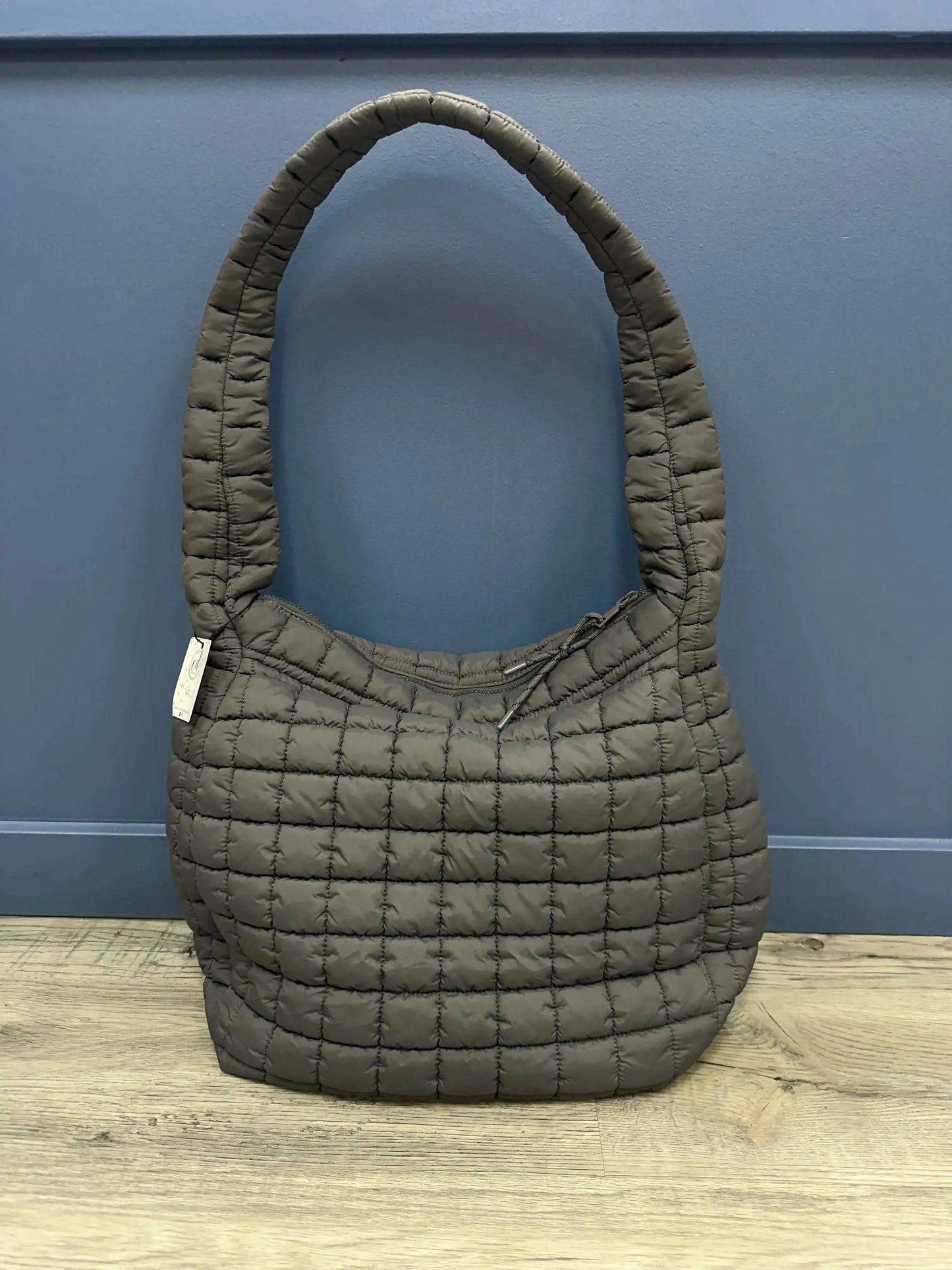 Leda Quilted Nylon Puffer Hobo Urban Expressions