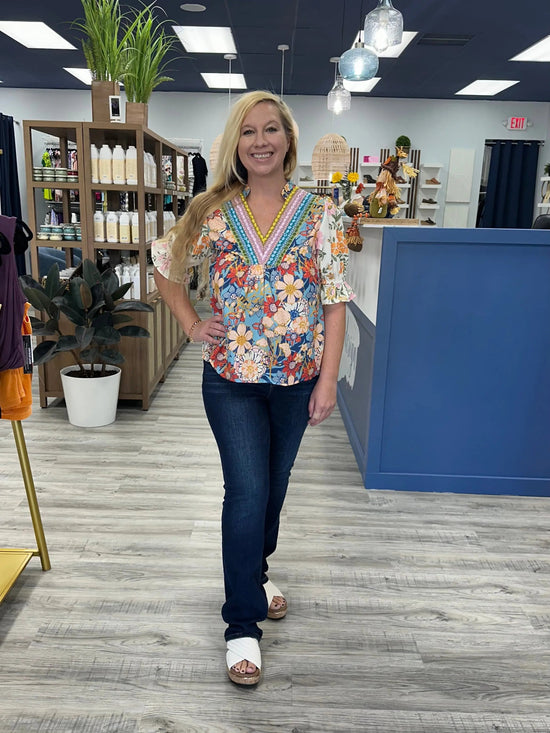 Carolyn Dark Wash Bootcut Judy Blue