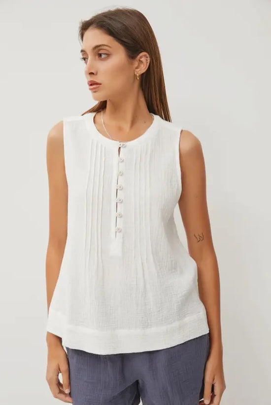 Gauze Sleeveless NO RETRURNS Clearance Be Cool