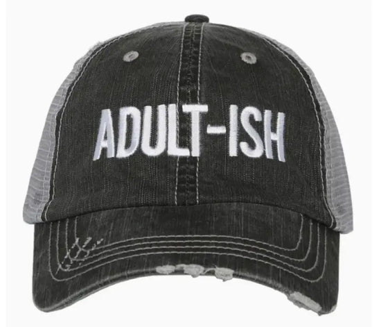 Adult-ish Trucker Hat Katydid