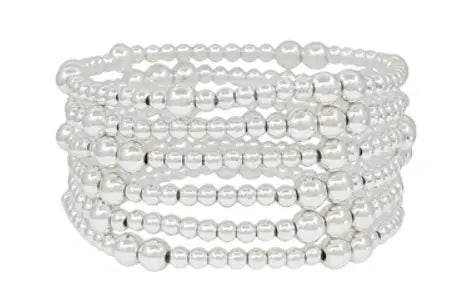 Set of 7 Beaded Bracelets What's Hot