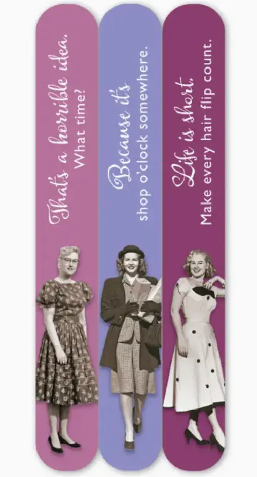 Hair Flip Emery Board Set Shannon Martin Design