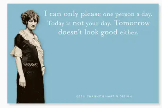 Today Not Your Day Sticky Note Shannon Martin Design