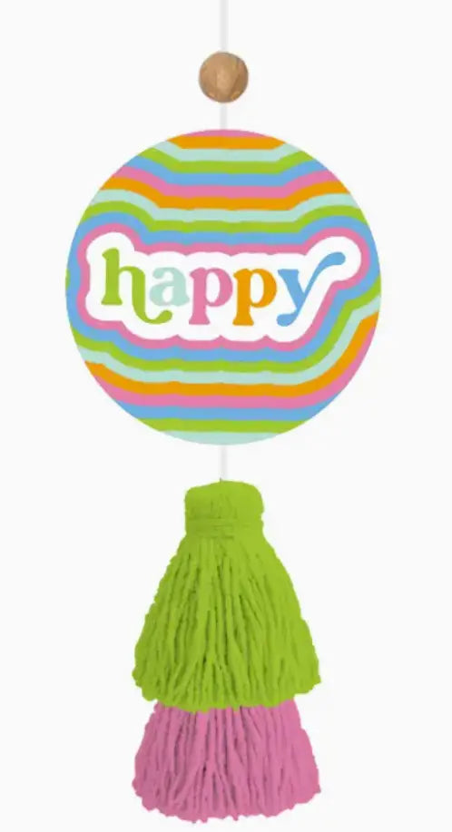 Happy Car Air Freshener Mary Square