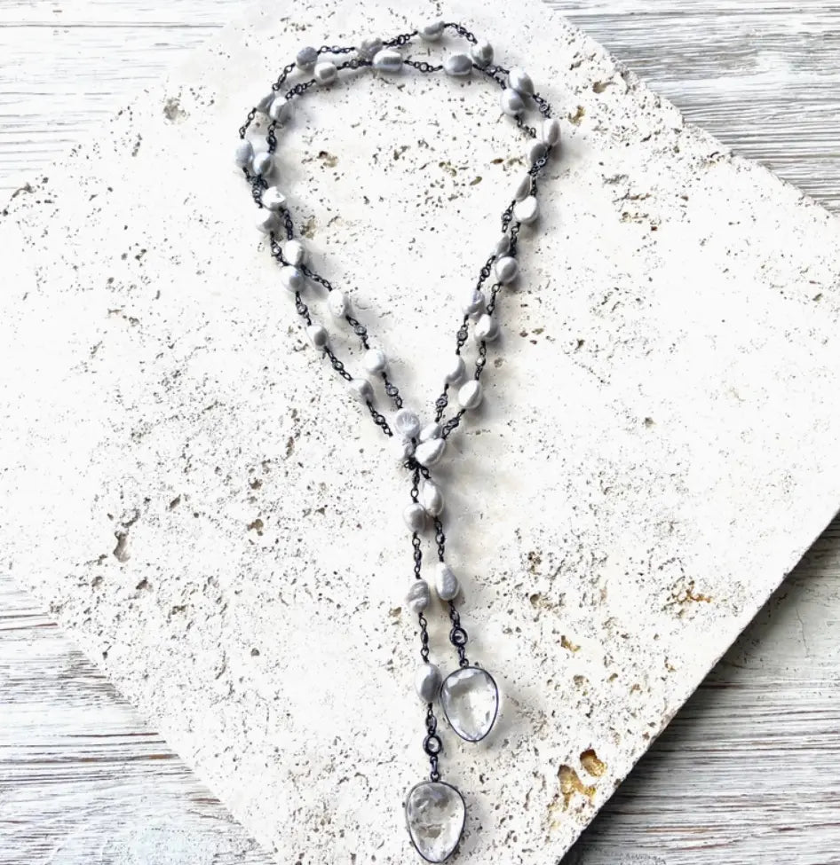 Pearl Wrap Necklace VB & Co Designs