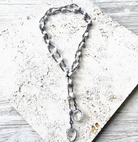 Pearl Wrap Necklace VB & Co Designs
