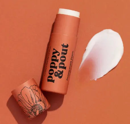 Lip Balm, Pomegranate Peach Poppy & Pout
