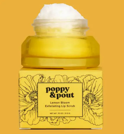Lip Scrub, Lemon Bloom Poppy & Pout
