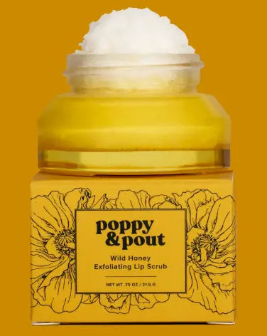 Lip Scrub, Wild Honey Poppy & Pout