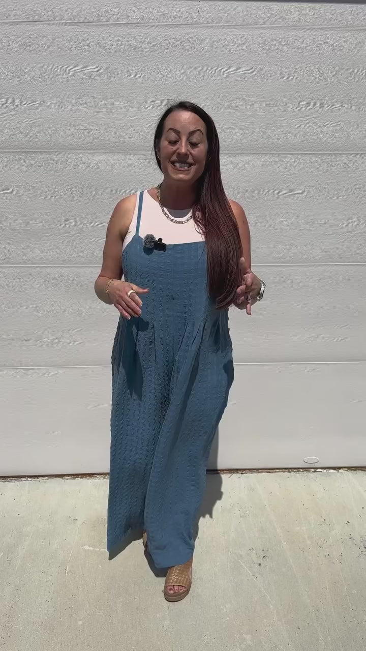 Harbor Ease Waffle Jumpsuit