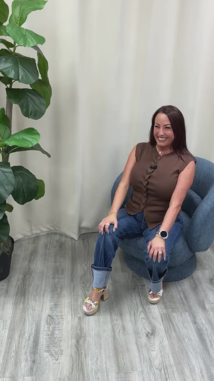 Bristol Cuffed Straight Leg Jeans