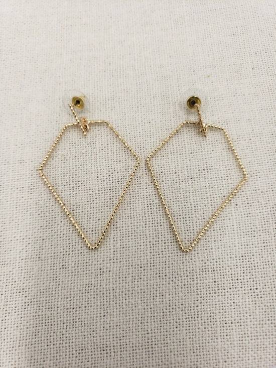 Etched Gold Hoops Urbanista