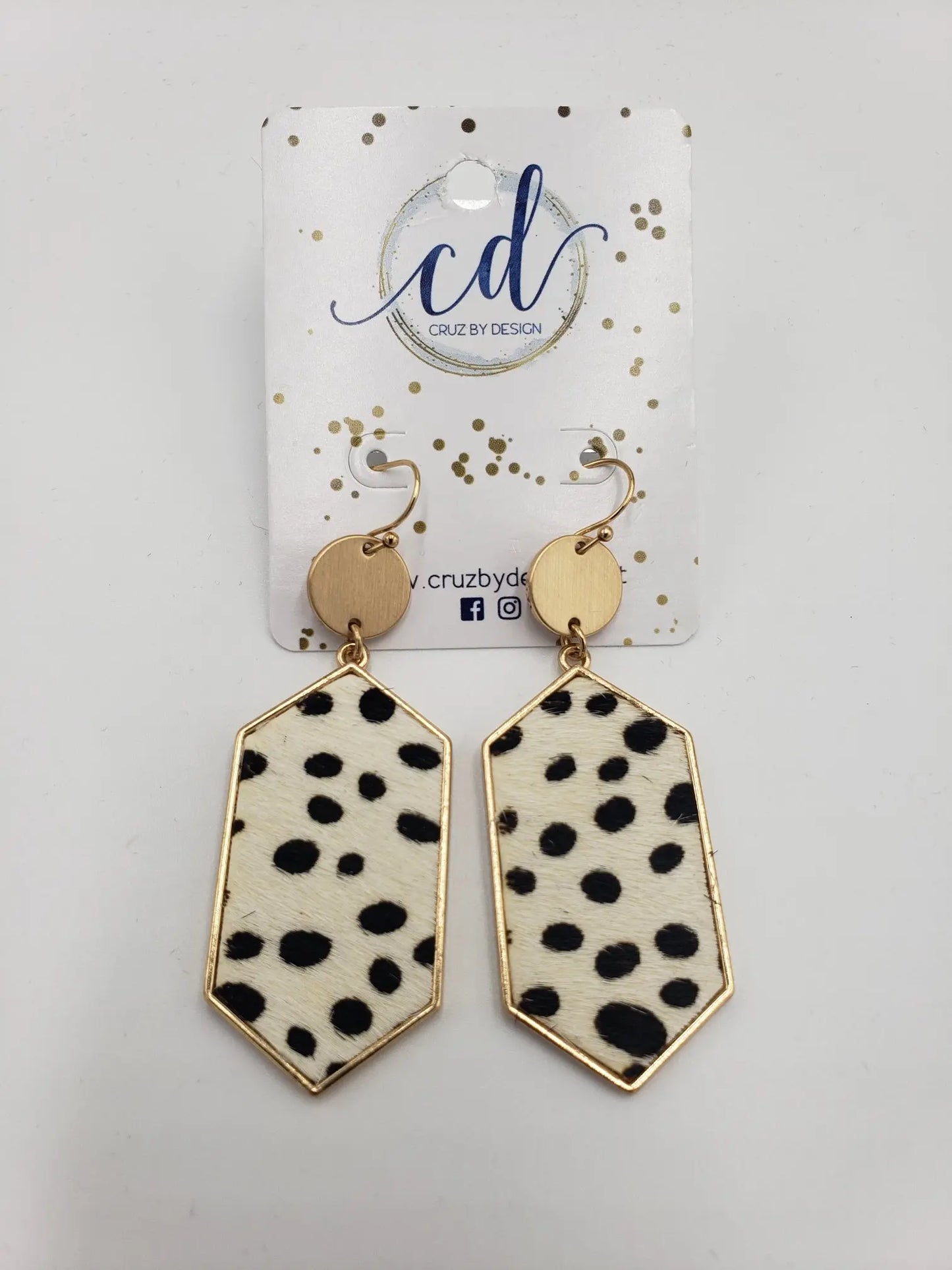 Faux Animal hair earrings Suzie Q