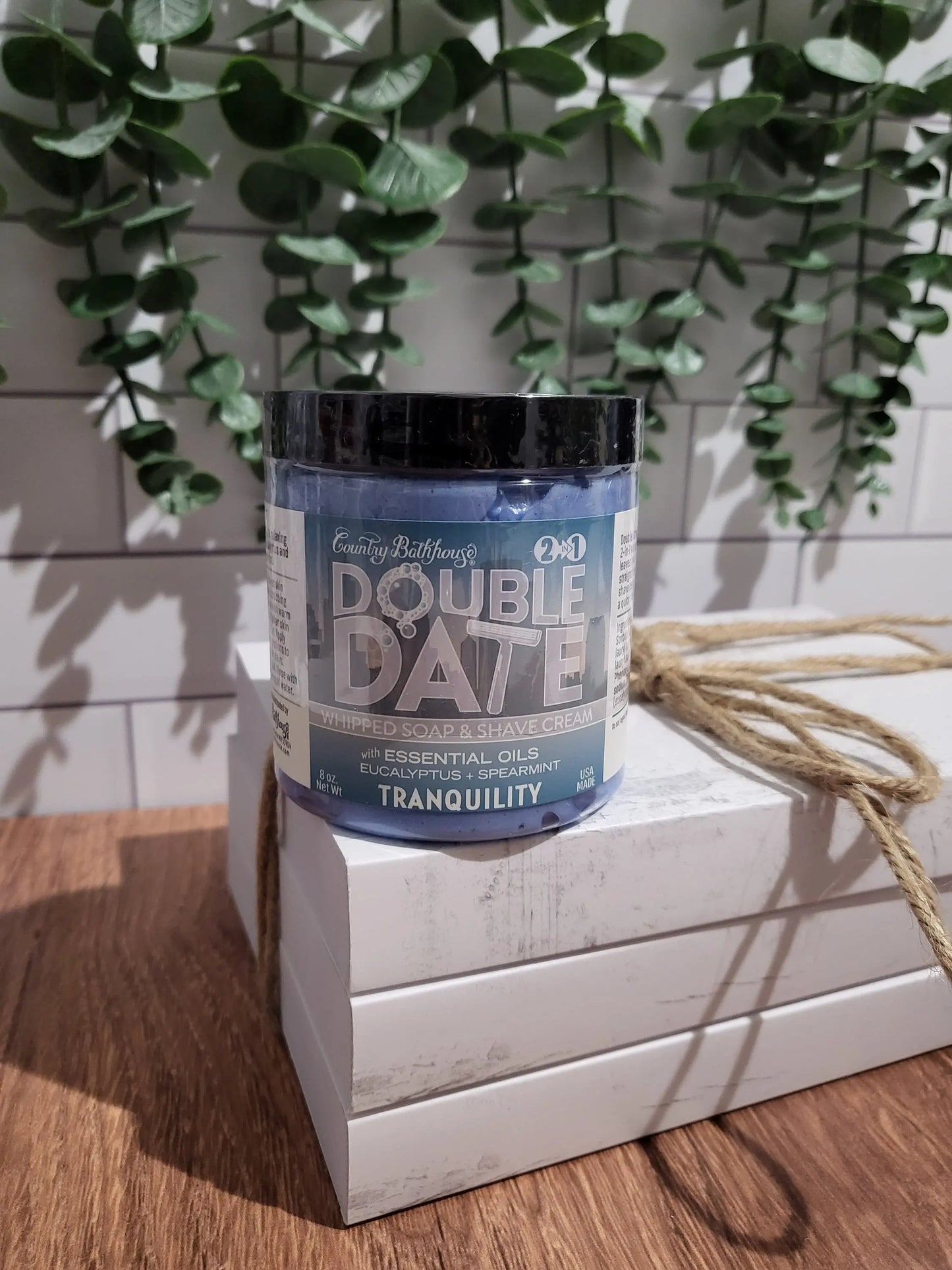 Double Date Whipped Soap & Shave Cream - Tranquility Country Bathhouse