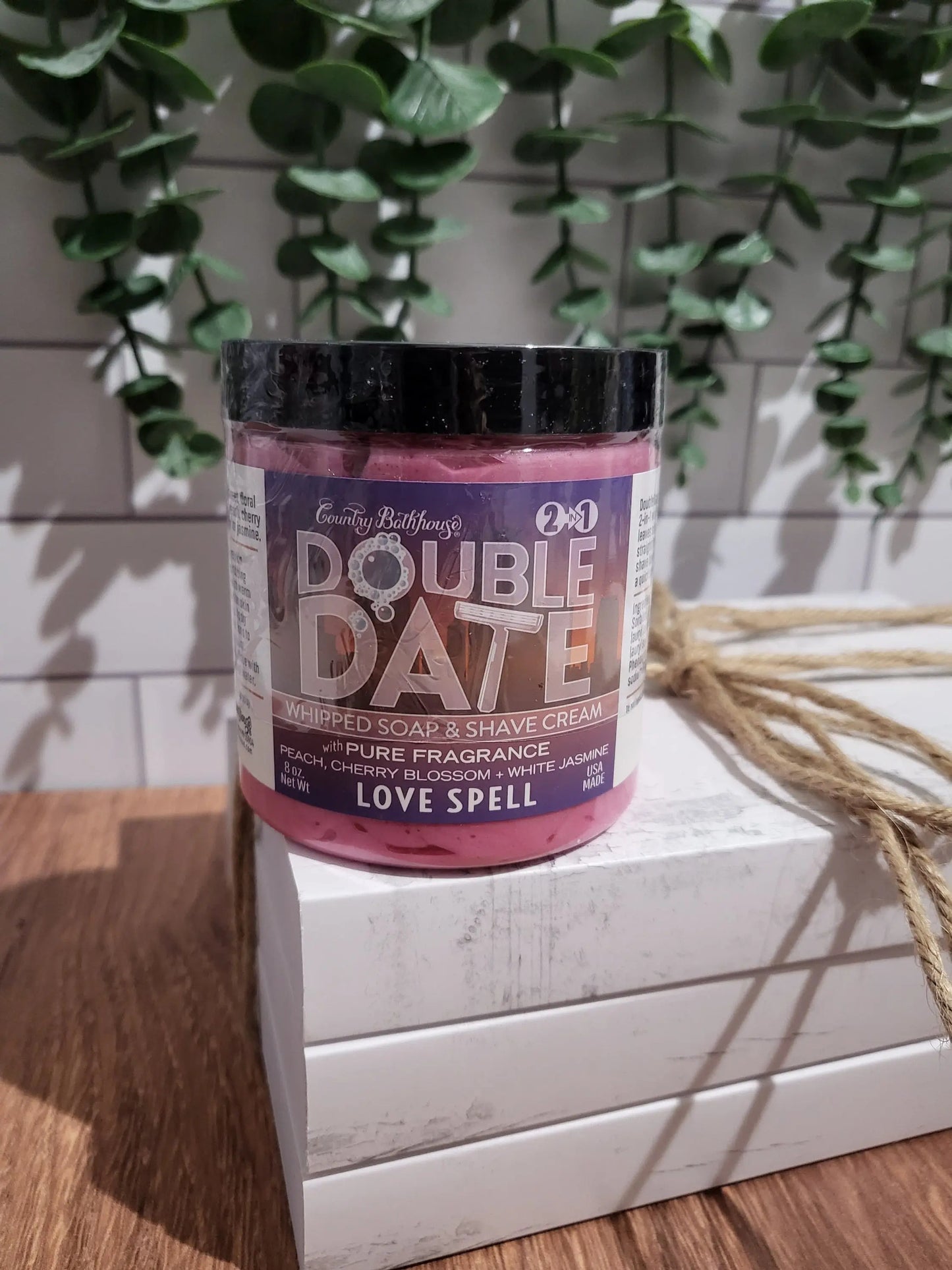 Double Date Whipped Soap & Shave Cream - Love Spell Country Bathhouse