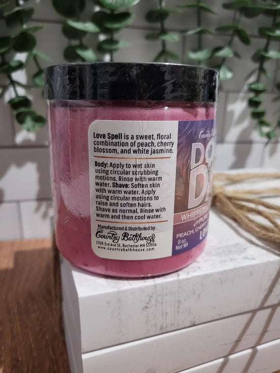 Double Date Whipped Soap & Shave Cream - Love Spell Country Bathhouse