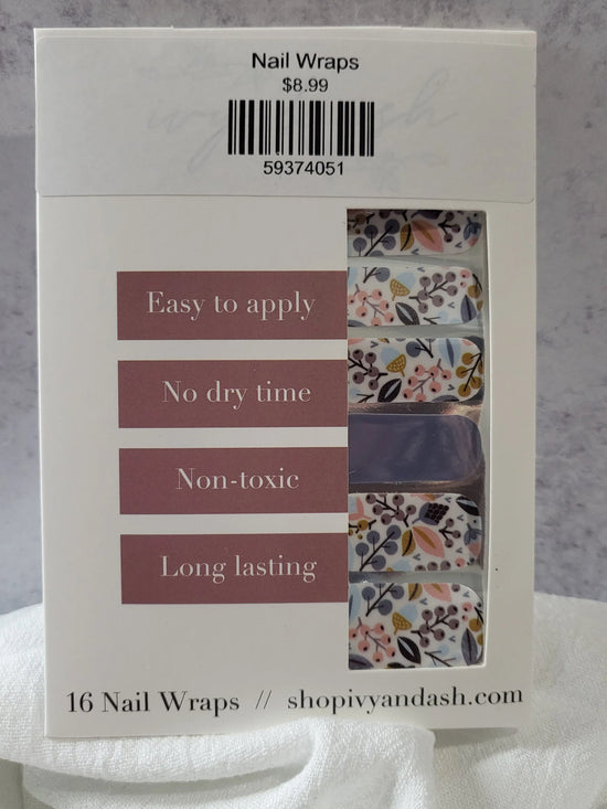 Nail Wrap - Fallberry Ivy & Ash