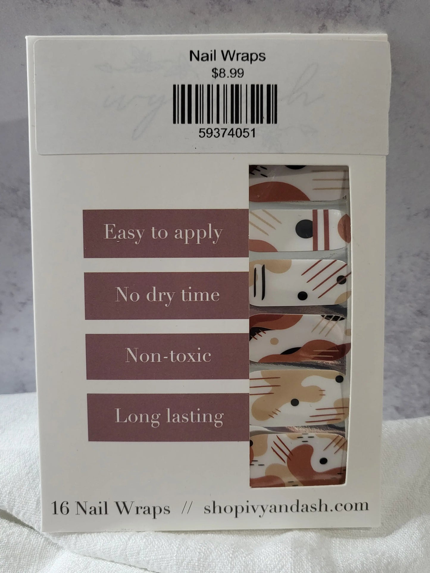 Nail Wrap - Adobe Dream Ivy & Ash