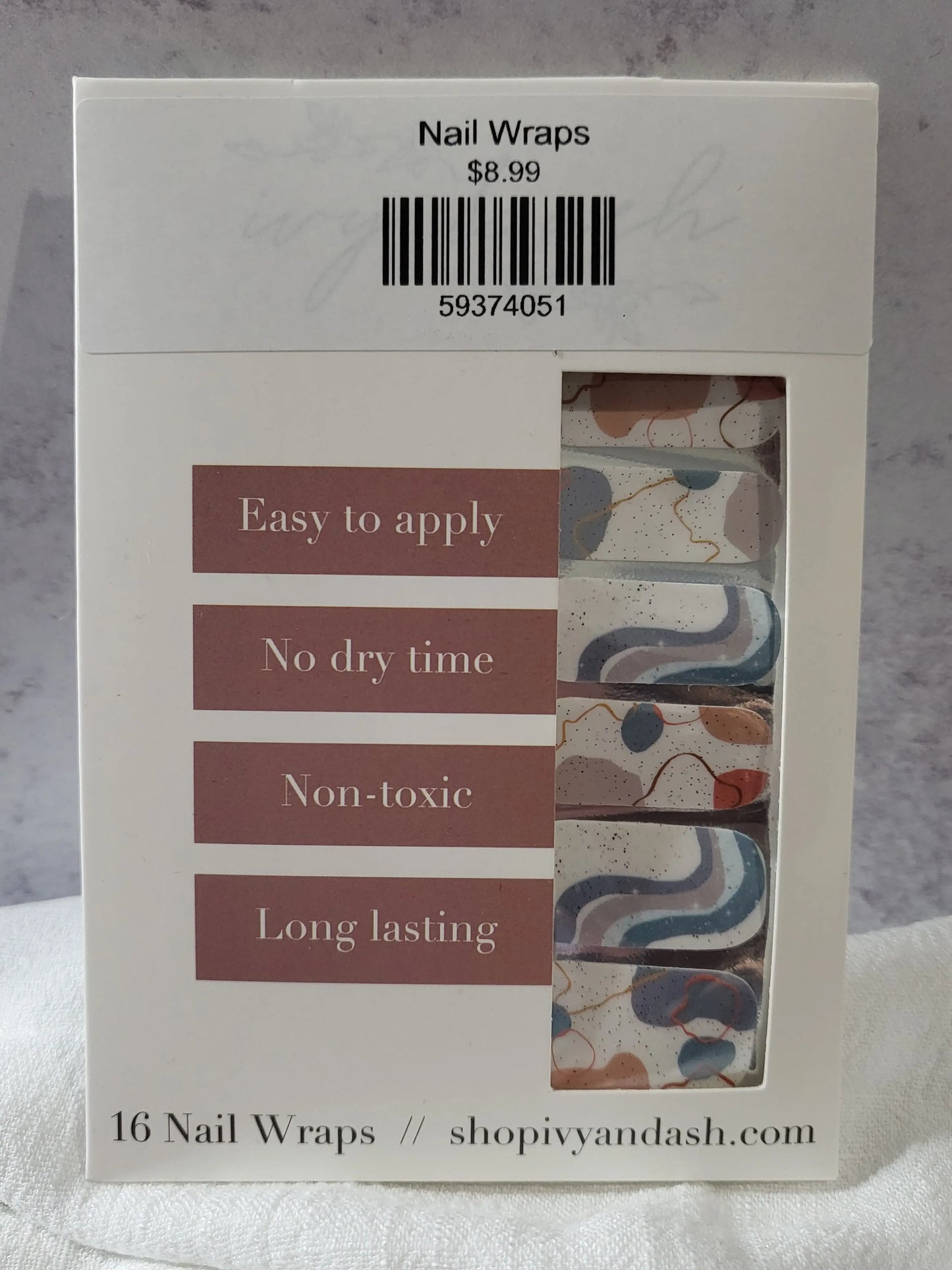 Nail Wraps - Terrazzo Slate Ivy & Ash