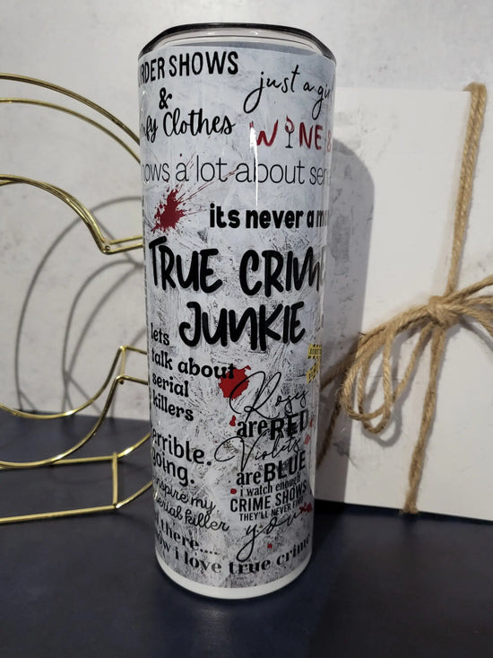 True Crime Junkie Tumbler CMD Wholesale