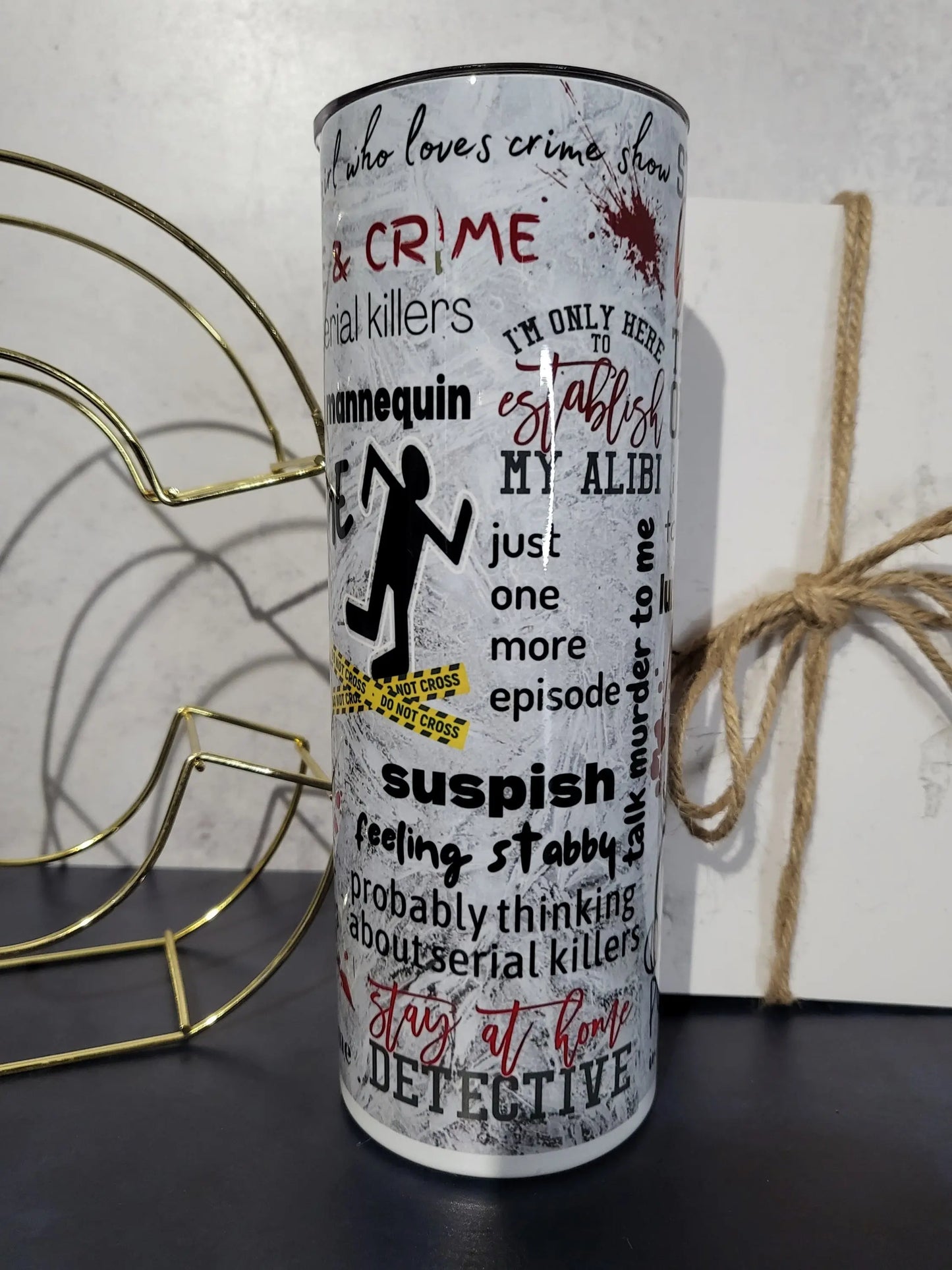 True Crime Junkie Tumbler CMD Wholesale