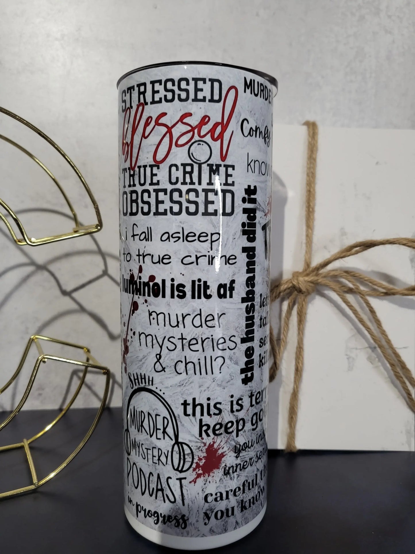 True Crime Junkie Tumbler CMD Wholesale