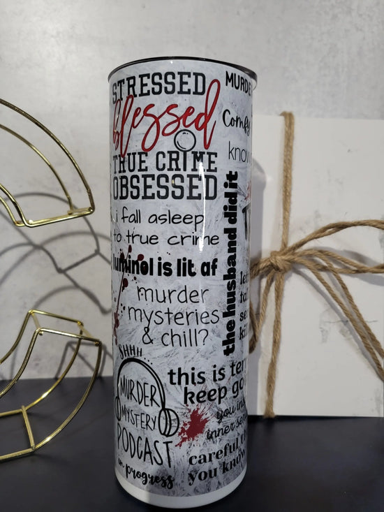 True Crime Junkie Tumbler CMD Wholesale