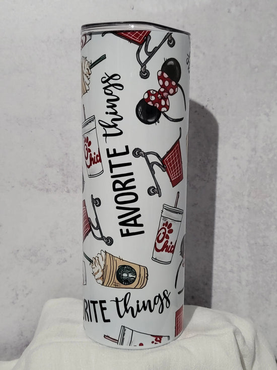 My favorite things tumbler CMD Wholesale