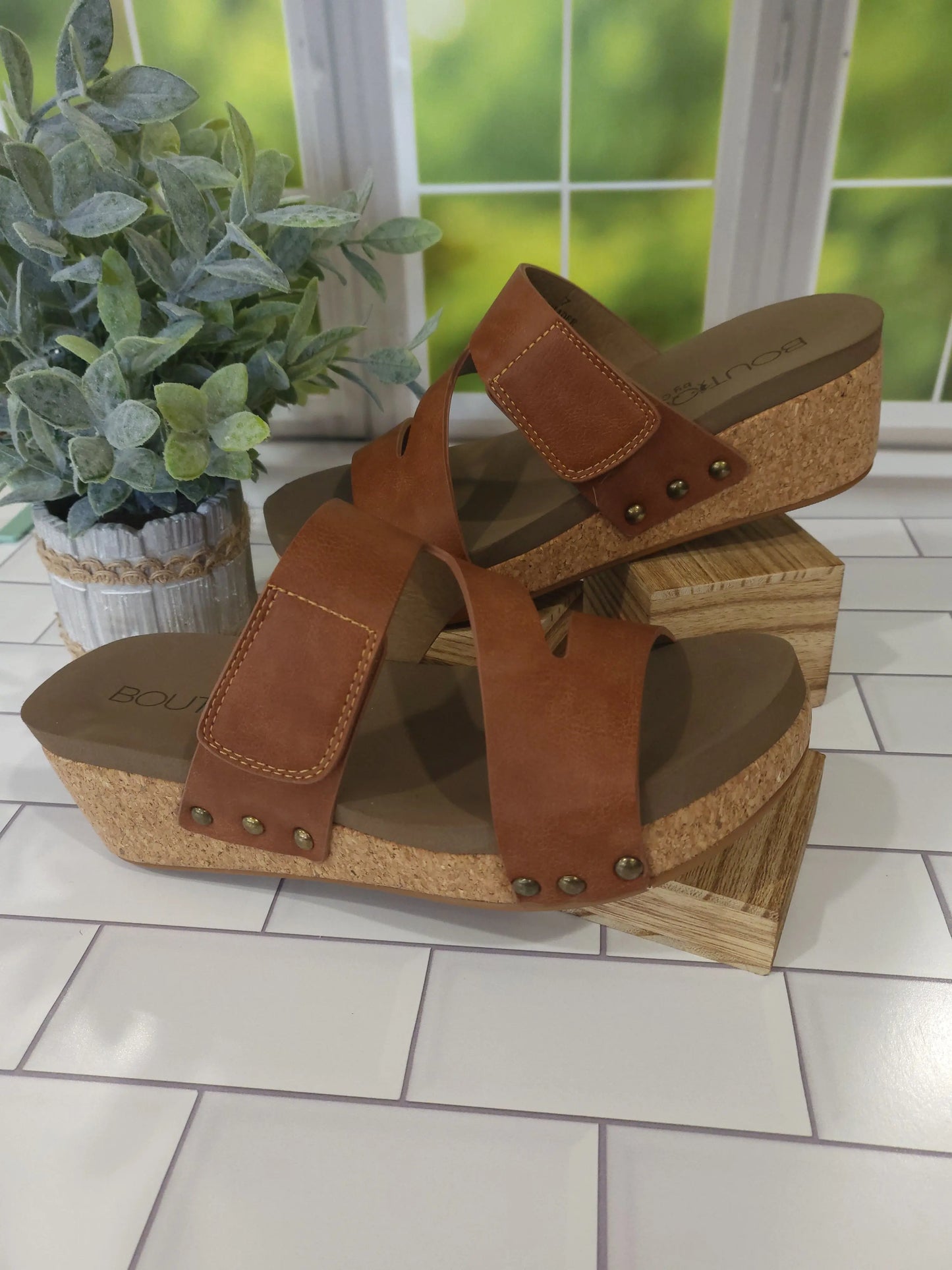 Cognac Slip On Clearance - NO RETURNS Corky's